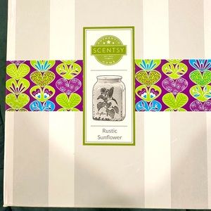 Scentsy sunflower rustic design